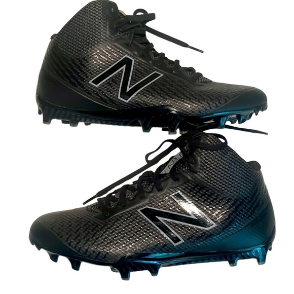 New Balance Other - New Balance Burn X Fantom Fit Black Lacrosse Shoes Size 6
